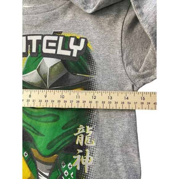 Y2K Lego Ninjago Definitely Up To Something Long Sleeve T Shirt Youth Sz M8 Gray - Picture 7 of 12